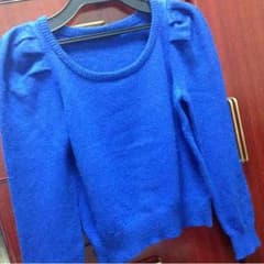 Heather 青 ニット トップスのサムネイル