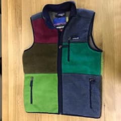 patagonia パタゴニア レトロX パッチワーク プルシアンブルー 新品 