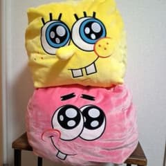 スポンジボブ スクエア クッション パトリック 2点セット