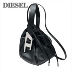 美品 DIESEL ディーゼル NELLI ネリー バケット 巾着バッグ D金具 美品 DIESEL ディーゼル NELLI ネリー バケット 巾着バッグ D金具