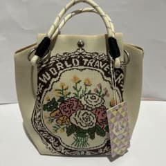 D.KELLY ニットトートバッグ 花柄❤️本日21時迄の価格❣️