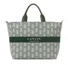 ■【新品】◆LANVIN COLLECTION◆ジーン2wayバッグ グリーン■のサムネイル