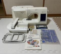 JUKI HZL-009 コンピューターミシン 刺繍機セット ジューキ - メルカリ