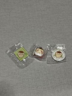 【くりまんじゅう】くら寿司 コラボ 缶バッジ・マグネット 3点セットのサムネイル