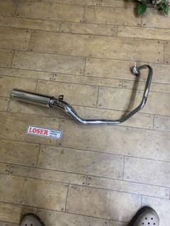 ホンダエイプ50/100用LOSER マフラー メッキ 新品未使用 送料込み