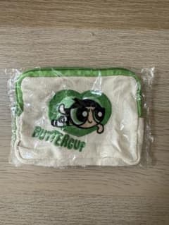 パワーパフガールズ チャーム付き 刺繍ポーチ バターカップのサムネイル