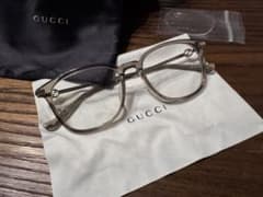 GUCCI メガネ クリアグレーのサムネイル
