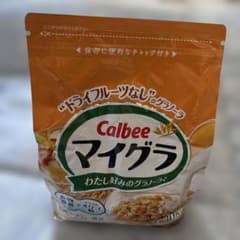 Thumbnail of Calbee マイグラ ドライフルーツなし グラノーラ