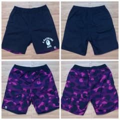 ☆激レア☆ APE リバーシブル ハーフパンツ ショーツ M - メルカリ