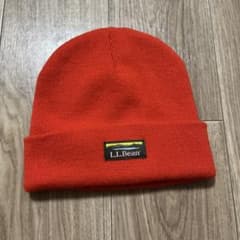 L.L.Bean 赤 ニット帽・ビーニーのサムネイル