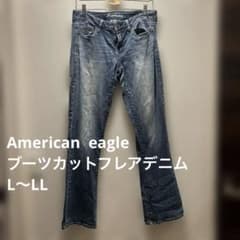 American Eagle ブーツカットフレアデニム L〜LL大きいサイズのサムネイル