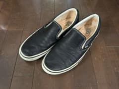 00s バンズ　スリッポン　黒レザー 旧ヒールパッチ　サイズ10h