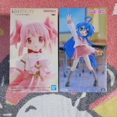 魔法少女まどか☆マギカ らき☆すた フィギュア 2体セット - メルカリ