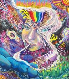油絵　絵画　絵　アート　現代アート【my】 油絵絵画絵アート現代アート【my】
