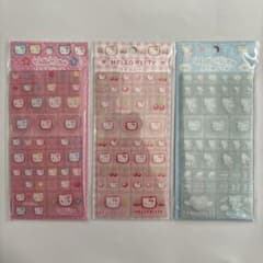 【正規品】ハローキティ90sタイルシール3枚セットのサムネイル