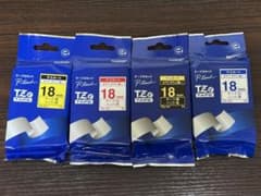 Brother P-touch TZeテープ 18mm 4本セット - 3