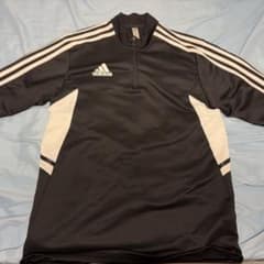 adidas ハーフジップ トレーニングウェア ブラック - 3