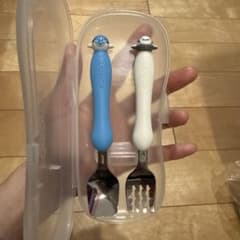 【未使用！】EDISON フォーク & スプーンセット ケース付きのサムネイル