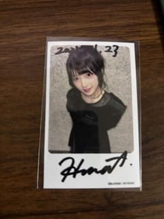 チェキ風フォトカード 青木陽菜 直筆サイン - メルカリ