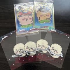 ちいかわ くりまんじゅう 古本屋 カード ステッカー セット　おまけラッコのサムネイル