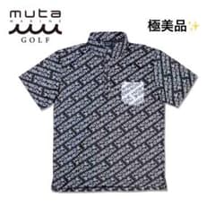muta MARINE ダイアゴナル ジャガード ポロシャツ 極美品 muta MARINE GOLF ダイアゴナル ジャガード ポロシャツ - メルカリ