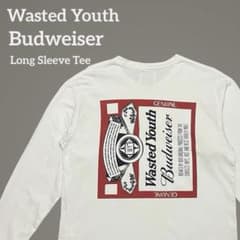 希少】Wasted Youth × Budweiser ロンT 限定モデル - メルカリ