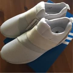 値下げ☆新品☆adidas 白 slip-on  24.5のサムネイル