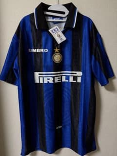 インテル Umbro ユニフォーム Ronaldo 10_ヴィンテージ インテル UMBRO RONALDO 10 サッカーシャツ - メルカリ