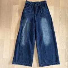 CIASENSE（シアセンス） 2way 裾ボタン変形デニムパンツワイドのサムネイル