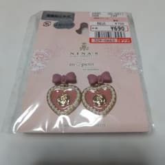 青木美沙子×しまむらNINA'Sピンク ハート型イヤリングのサムネイル