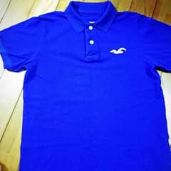 Hollister ポロシャツ 青 Mのサムネイル