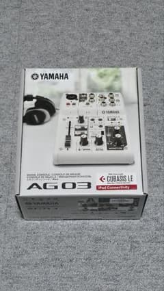 YAMAHA AG03 ミキシングコンソール 本体 オーディオインターフェース