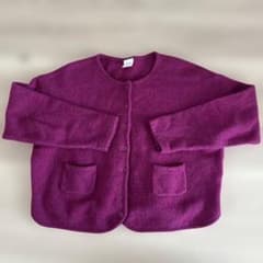 bulle de savon ピンクパープル カーディガンのサムネイル