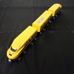 【ドクターイエロー】木製レール 新幹線 電車のサムネイル