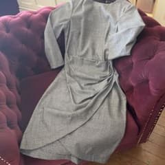 ZARA グレンチェックワンピースのサムネイル