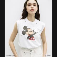 Disney 비쥬노 슬리브 TEE wcj 와카츠키 치나츠