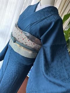 色無地 紺瑠璃色ブルー 単品 - メルカリ