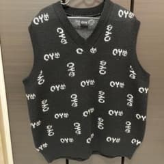 OY ブラック ベスト アクリル100%