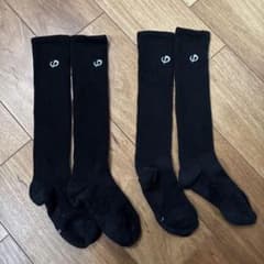 phiten ファイテン　バレーボール ソックス 黒 2足セットのサムネイル