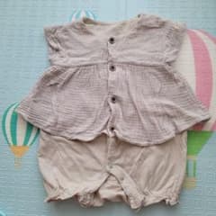 Natural Basic Style オーガニックコットンロンパース 70のサムネイル