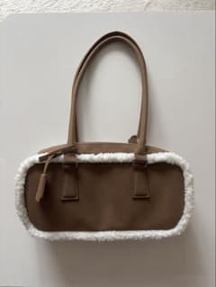 AZUL BY MOUSSY ボア ショルダーバッグ ブラウンのサムネイル