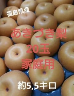 福島県産 あきづき梨 梨 家庭用 20玉入り！箱込約5.5キロ♪のサムネイル
