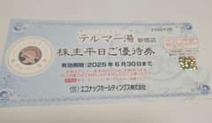 テルマー湯 株主優待券 平日 1枚のサムネイル