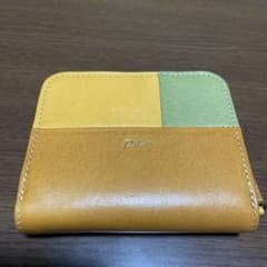 ダコタ 二つ折り財布 オレンジ/グリーン ブロッコシリーズ - メルカリ