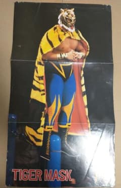プロレス　ピンナップ　4枚セット　ジャンクのサムネイル