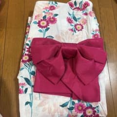 花柄浴衣・帯セットのサムネイル