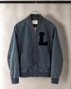 90s Levis フライトジャケット MA-1 グレー M アメカジ リブ