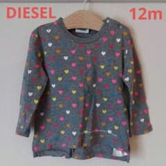 DIESEL　12m　カットソー　ロンT　ハートのサムネイル
