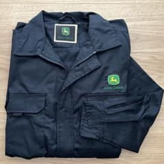 John Deere ネイビーオーバーオール - メルカリ