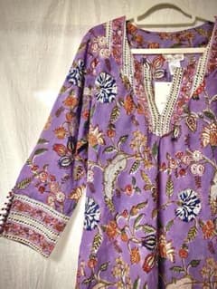 【新品タグ付き】ANOKHI クルタ　パープル 新品タグ付き】ANOKHI クルタ パープル - メルカリ